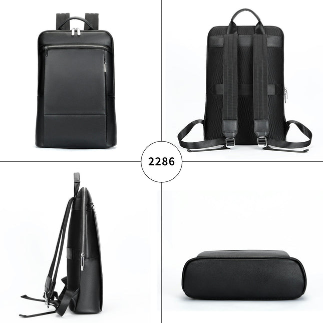 First Layer Cowhide Backpack Men's Genuine Leather Backpack Large Capacity Computer Backpack