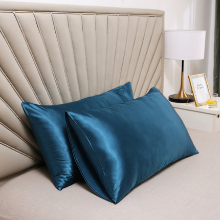 2-Piece Set Silk Pillowcase Set Ice Silk Satin Silk Satin Pillowcase for Hair and Skin Reversible Silk Pillowcase