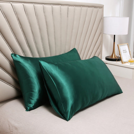 2-Piece Set Silk Pillowcase Set Ice Silk Satin Silk Satin Pillowcase for Hair and Skin Reversible Silk Pillowcase