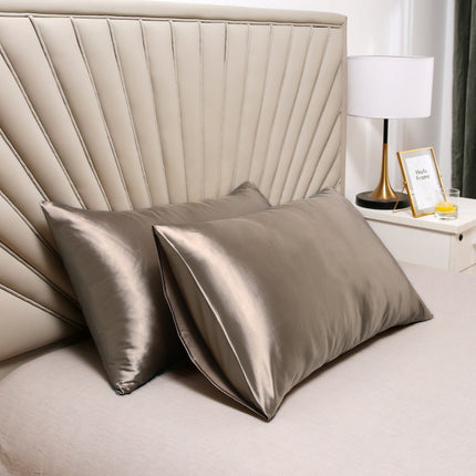 2-Piece Set Silk Pillowcase Set Ice Silk Satin Silk Satin Pillowcase for Hair and Skin Reversible Silk Pillowcase