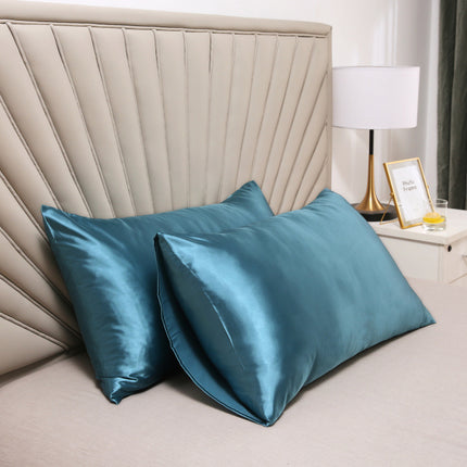 2-Piece Set Silk Pillowcase Set Ice Silk Satin Silk Satin Pillowcase for Hair and Skin Reversible Silk Pillowcase