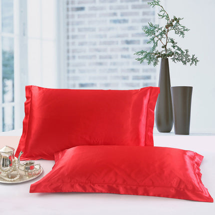 Reversible Solid Color Mulberry Silk Pillowcase Ice Washed Silk Pillowcase Silk Silk Satin Pillowcase for Hair and Skin