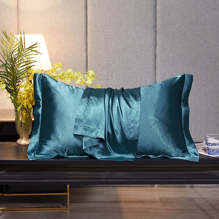 Reversible Solid Color Mulberry Silk Pillowcase Ice Washed Silk Pillowcase Silk Silk Satin Pillowcase for Hair and Skin