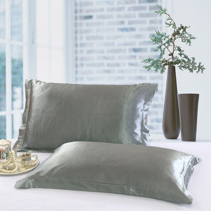Reversible Solid Color Mulberry Silk Pillowcase Ice Washed Silk Pillowcase Silk Silk Satin Pillowcase for Hair and Skin