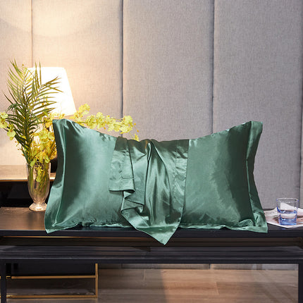 Reversible Solid Color Mulberry Silk Pillowcase Ice Washed Silk Pillowcase Silk Silk Satin Pillowcase for Hair and Skin