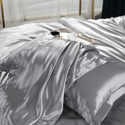 Reversible Solid Color Mulberry Silk Pillowcase Ice Washed Silk Pillowcase Silk Silk Satin Pillowcase for Hair and Skin