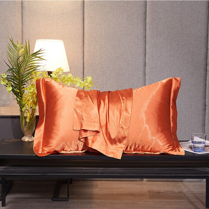 Reversible Solid Color Mulberry Silk Pillowcase Ice Washed Silk Pillowcase Silk Silk Satin Pillowcase for Hair and Skin
