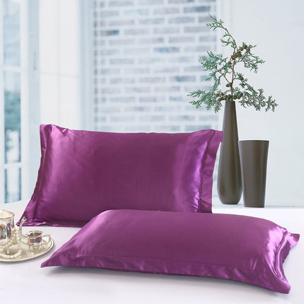Reversible Solid Color Mulberry Silk Pillowcase Ice Washed Silk Pillowcase Silk Silk Satin Pillowcase for Hair and Skin