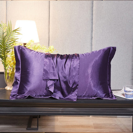 Reversible Solid Color Mulberry Silk Pillowcase Ice Washed Silk Pillowcase Silk Silk Satin Pillowcase for Hair and Skin