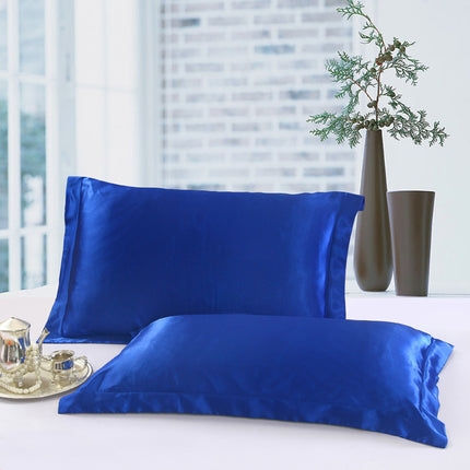 Reversible Solid Color Mulberry Silk Pillowcase Ice Washed Silk Pillowcase Silk Silk Satin Pillowcase for Hair and Skin