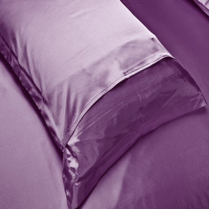 Silk Satin Pillowcase For Hair and Skin Grooming Satin Ice Silk Pillowcase, Cool, Soft and Smooth Reversible Natural Silk Pillowcase