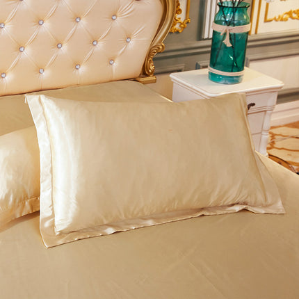 Silk Satin Pillowcase For Hair and Skin Grooming Satin Ice Silk Pillowcase, Cool, Soft and Smooth Reversible Natural Silk Pillowcase