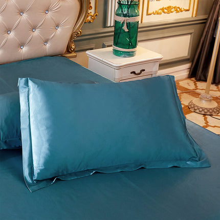 Silk Satin Pillowcase For Hair and Skin Grooming Satin Ice Silk Pillowcase, Cool, Soft and Smooth Reversible Natural Silk Pillowcase