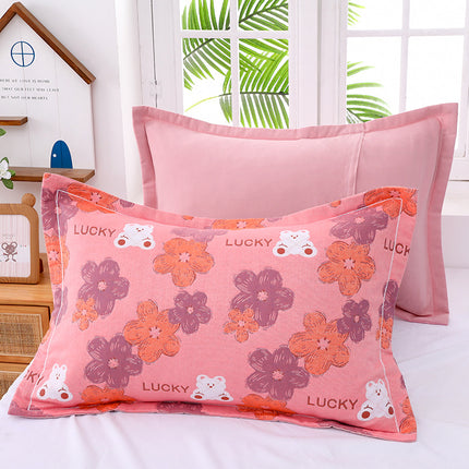 2PACK Queen Size Pillowcase 100% Cotton Solid Color Pillowcase, Combed Cotton Pillow Cases Soft Comfort Pillowcase With Envelope Closure