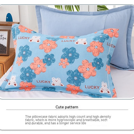 2PACK Queen Size Pillowcase 100% Cotton Solid Color Pillowcase, Combed Cotton Pillow Cases Soft Comfort Pillowcase With Envelope Closure