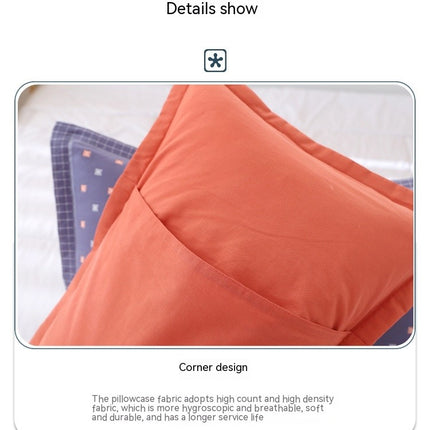 2PACK Queen Size Pillowcase 100% Cotton Solid Color Pillowcase, Combed Cotton Pillow Cases Soft Comfort Pillowcase With Envelope Closure