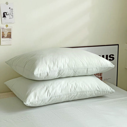 Baumwoll-Kissenbezüge-Set (2er-Pack), superweicher Queen-Size-Doppel-Kissenbezug im Umschlag-Stil, einfacher einfarbiger Kissenbezug aus gewaschener Baumwolle