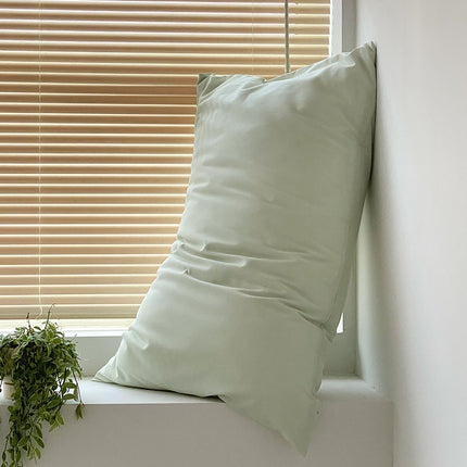 Queen Pillow Cases 2-Pack Washed Cotton Pillow Cases Cotton Solid Color Pillow Cases Simple Pillow Core Insert Sleeves Household Male