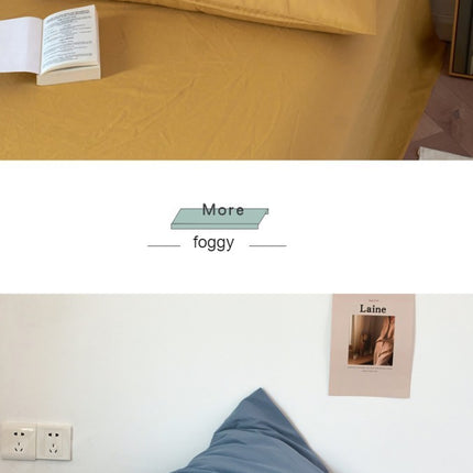 Queen Pillow Cases 2-Pack Washed Cotton Pillow Cases Cotton Solid Color Pillow Cases Simple Pillow Core Insert Sleeves Household Male