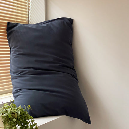 Queen Pillow Cases 2-Pack Washed Cotton Pillow Cases Cotton Solid Color Pillow Cases Simple Pillow Core Insert Sleeves Household Male