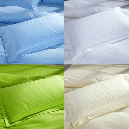 2er-Pack einfarbige Satin-Kissenbezüge, Baumwollsatin-Kissenbezüge, Bettwäsche-Kissenbezüge für Zuhause, Hotel, Hotel, Hotel