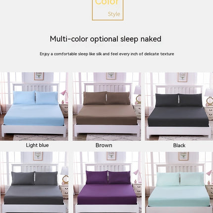 Pillowcase Single Pillowcase Pure Color Cotton Pillowcase Cotton Smooth Satin Pillowcase Set of 2 Pillowcases