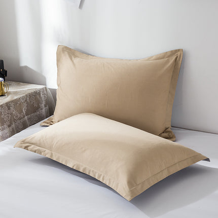2pack Cotton Pillow Cases 100% Cotton Pillow Cases/Pillow Cushions Large Pillow Cases Simple Solid Colors