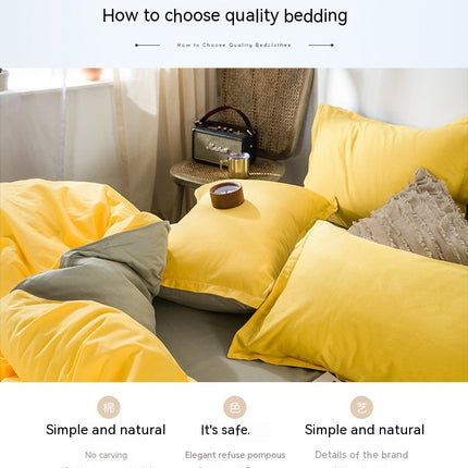 2pack Cotton Pillow Cases 100% Cotton Pillow Cases/Pillow Cushions Large Pillow Cases Simple Solid Colors