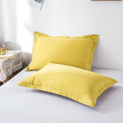 2pack Cotton Pillow Cases 100% Cotton Pillow Cases/Pillow Cushions Large Pillow Cases Simple Solid Colors