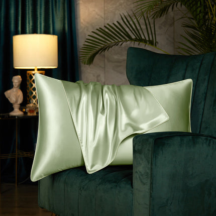 2PACK Silk Pillowcase for Hair and Skin - Large, Mulberry Silk Pillowcase Silk Simple Pillowcase in Solid Colors
