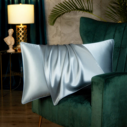2PACK Silk Pillowcase for Hair and Skin - Large, Mulberry Silk Pillowcase Silk Simple Pillowcase in Solid Colors