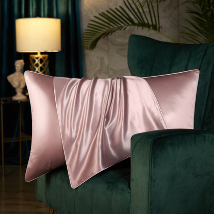 2PACK Silk Pillowcase for Hair and Skin - Large, Mulberry Silk Pillowcase Silk Simple Pillowcase in Solid Colors