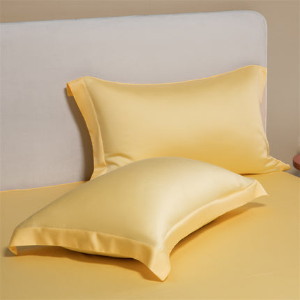 2pc High Density Cotton Pillowcase - Easy Care, Standard Cotton Pillowcase 100% Long Staple Cotton Pillowcase