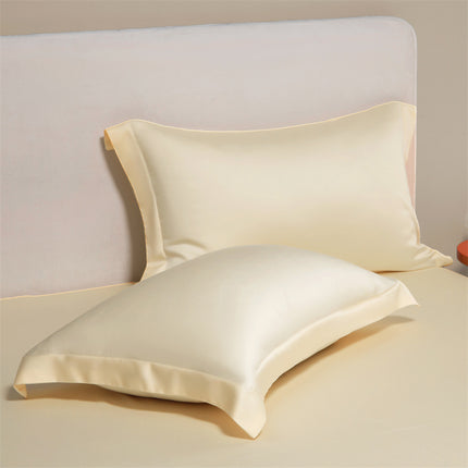 2pc High Density Cotton Pillowcase - Easy Care, Standard Cotton Pillowcase 100% Long Staple Cotton Pillowcase