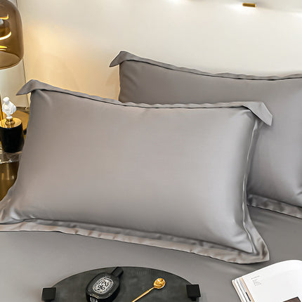 2pc High Density Cotton Pillowcase - Easy Care, Standard Cotton Pillowcase 100% Long Staple Cotton Pillowcase