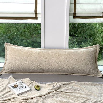 Long Body Pillowcase Milk Velvet Double Full Body Pillowcase Plush Body Pillowcase Core Cover Zipper Style