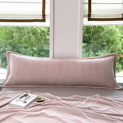 Long Body Pillowcase Milk Velvet Double Full Body Pillowcase Plush Body Pillowcase Core Cover Zipper Style