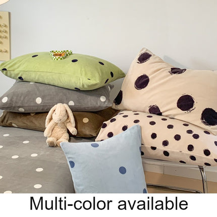 Pillowcases Coral Velvet Milk Flannel Pillowcases Winter Pillowcases Solid Color Fluffy Pillow Cushion