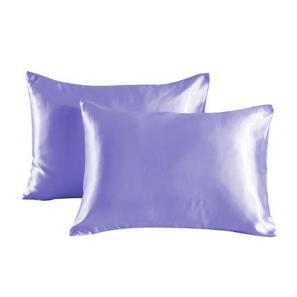 2PACK Anti-silk pillowcase pure color double-sided satin pillowcase mulberry silk pillowcase for hair and skin