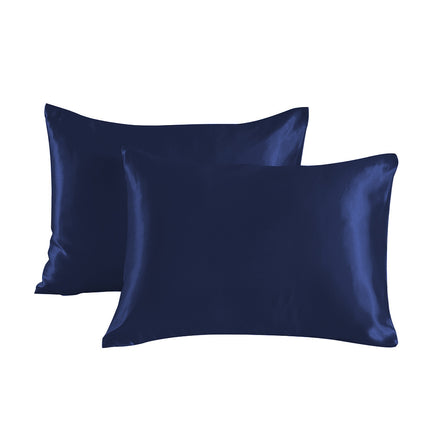 2PACK Anti-silk pillowcase pure color double-sided satin pillowcase mulberry silk pillowcase for hair and skin