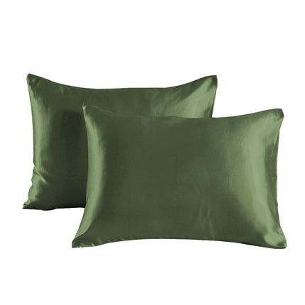 2PACK Anti-silk pillowcase pure color double-sided satin pillowcase mulberry silk pillowcase for hair and skin