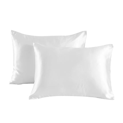 2PACK Anti-silk pillowcase pure color double-sided satin pillowcase mulberry silk pillowcase for hair and skin