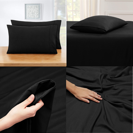 2PACK Brushed Pillowcase Breathable Envelope Pillowcase Queen Breathable, Cool Pillowcase, Pillowcase Bedding