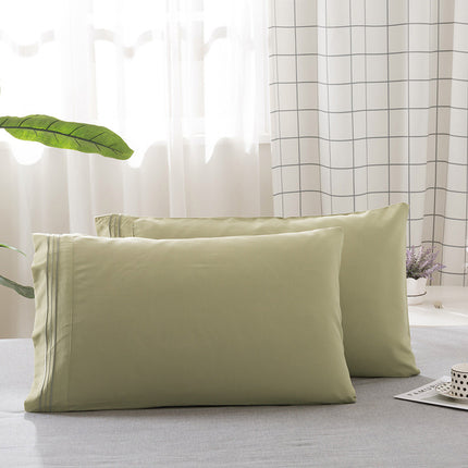 Queen-Size-Kissenbezüge, 2er-Pack, vegane bestickte Kissenbezüge, 2er-Pack, superweiche und bequeme Kissenbezüge