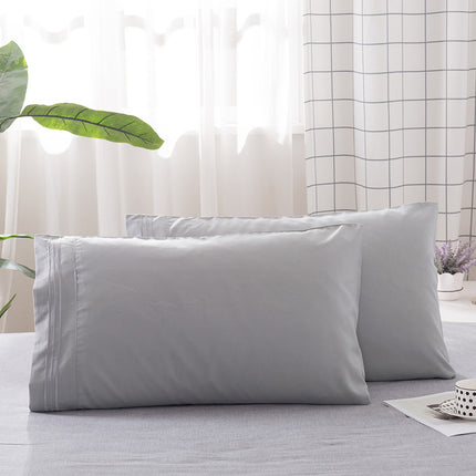 Queen-Size-Kissenbezüge, 2er-Pack, vegane bestickte Kissenbezüge, 2er-Pack, superweiche und bequeme Kissenbezüge