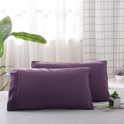Queen-Size-Kissenbezüge, 2er-Pack, vegane bestickte Kissenbezüge, 2er-Pack, superweiche und bequeme Kissenbezüge
