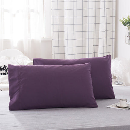 Plain Solid Color Pillowcases Set of 2 Extra Large Super Soft Pillowcases with Envelope Closure Wrinkle Resistant and Fade Resistant
