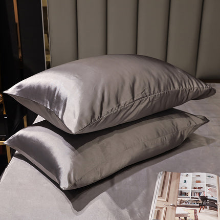 2PACK Glossy Satin Pillowcase Satin Pillowcase Satin Pillowcase Anti Silk Pillowcase Softer Than Silk Silk Pillowcase for Hair and Skin