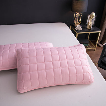 2 PACK Pillow Covers Quilted Thickened Sandwich Cotton Pillow Covers/Pillow Covers Cute Pillow Protectors