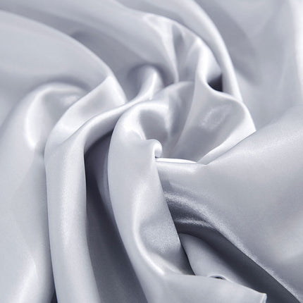 2PACK Silk Satin Pillow Cases Hair Care Skin Care Silk Pillow Cases Solid Color Bed Pillow Cases Smooth Double Pillow Cases